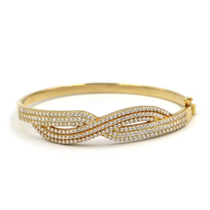 18K Gold Bracelet And Ring Set
