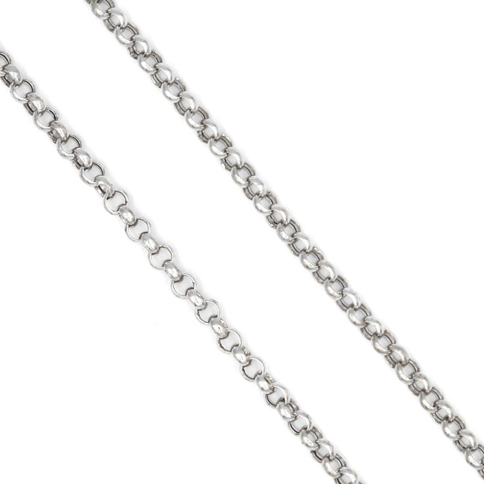 18K White Gold Chain