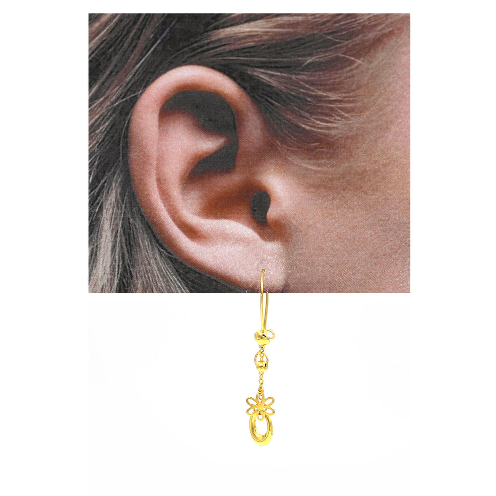 21K Earrings - Al Fanan Jewellery