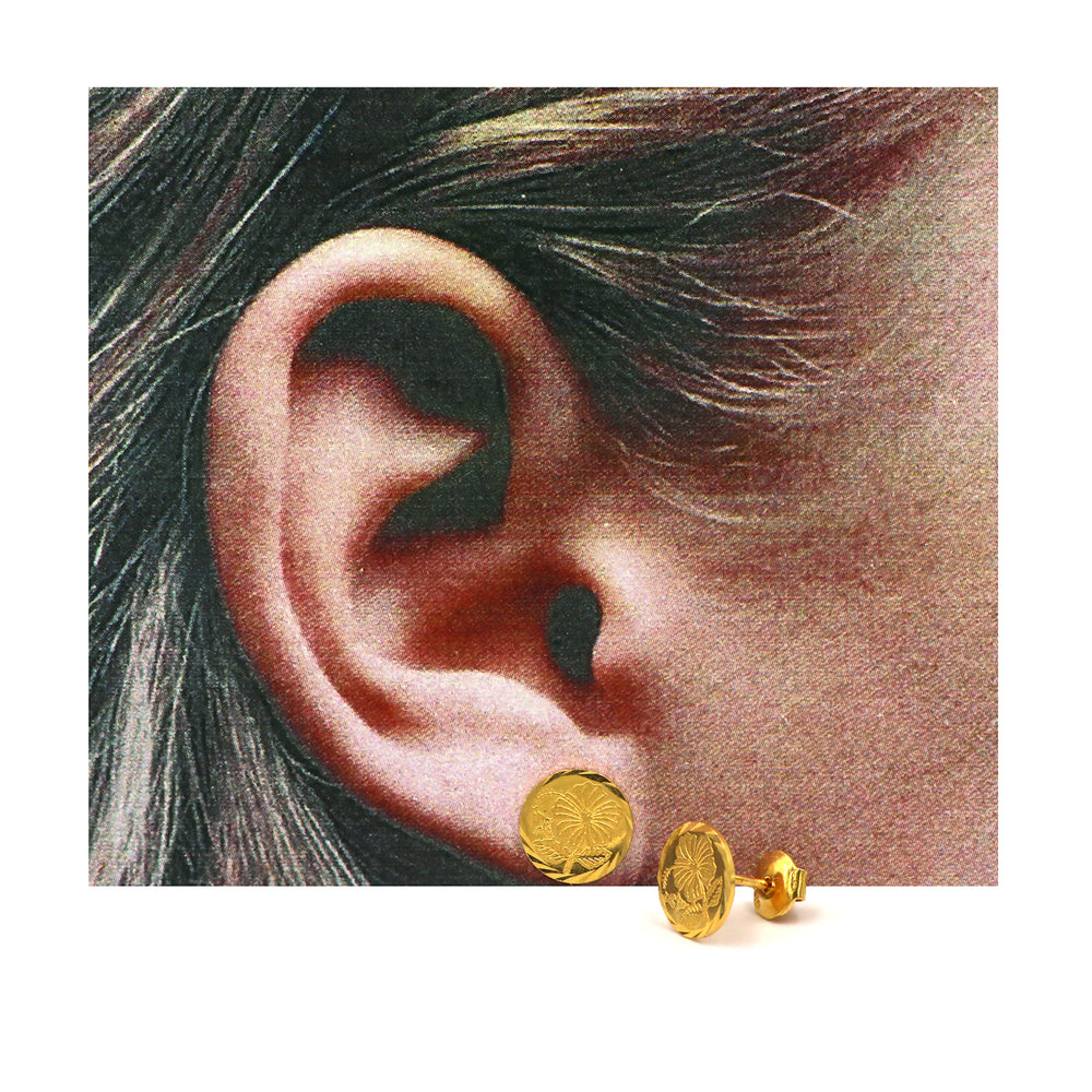 22K Gold Earrings AFE01188 GoldGift
