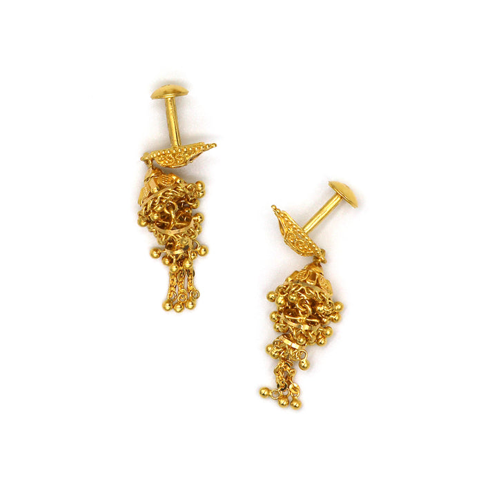 22K Gold Earrings AFE03428 GoldGift