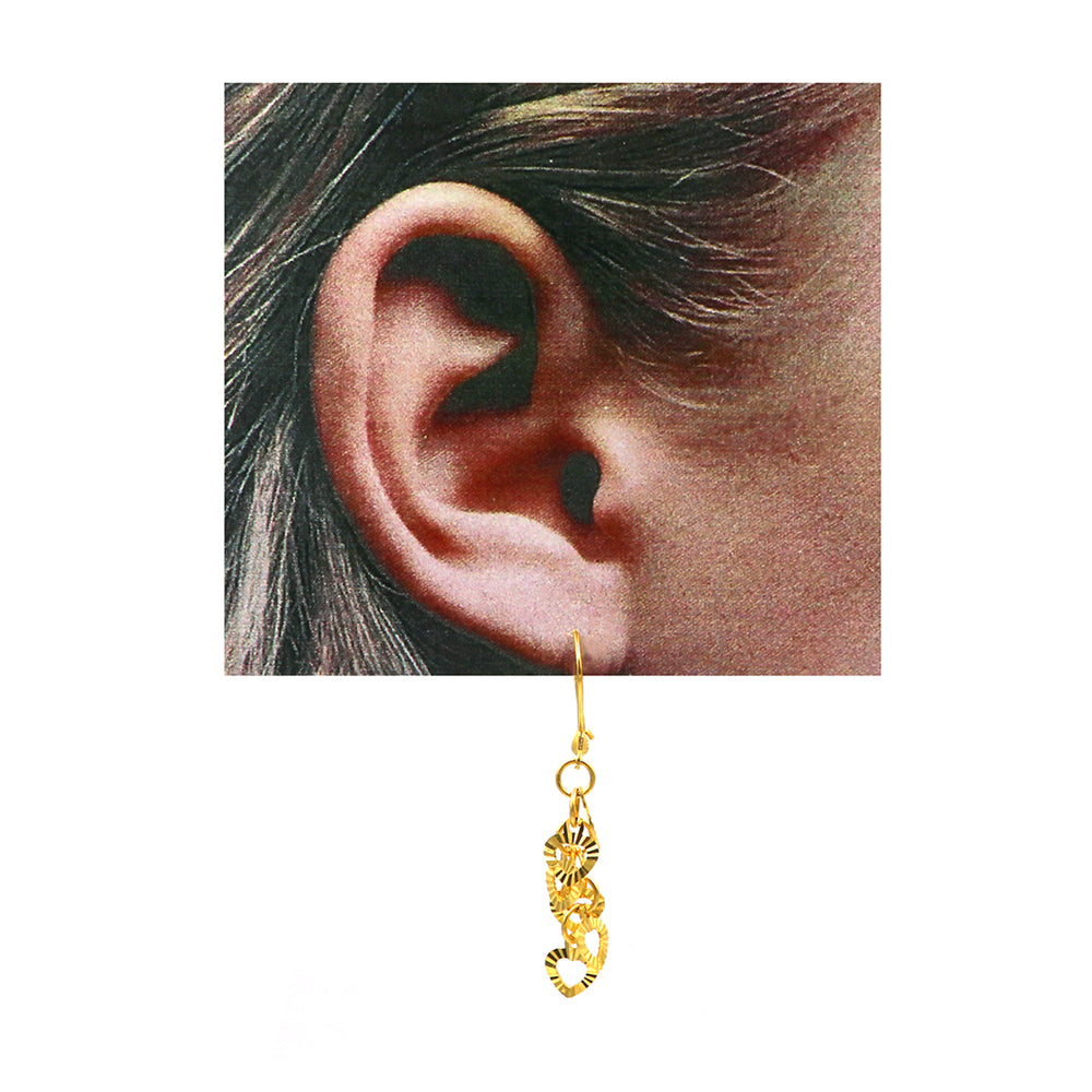 22K Gold Earrings AFE03434 GoldGift