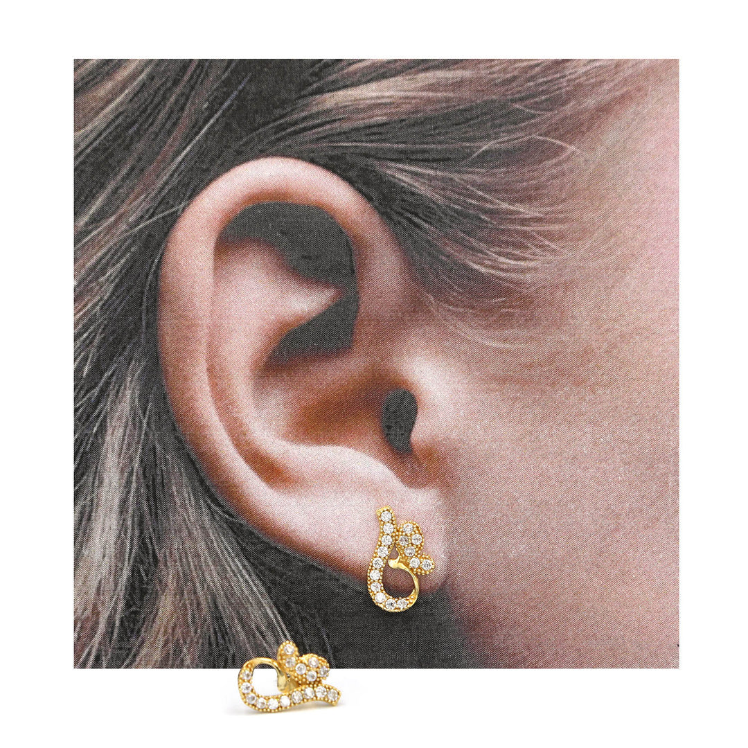 18K Earrings - Al Fanan Jewellery