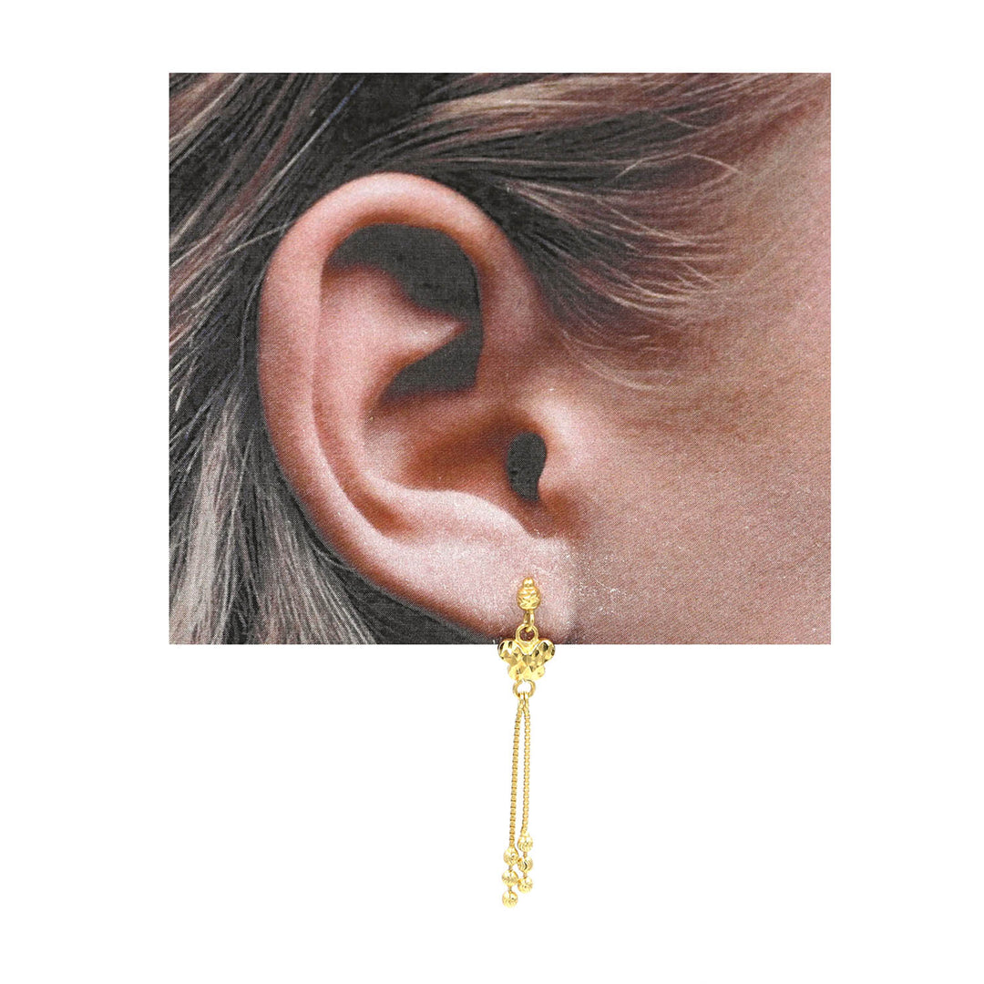18K Earrings - Al Fanan Jewellery