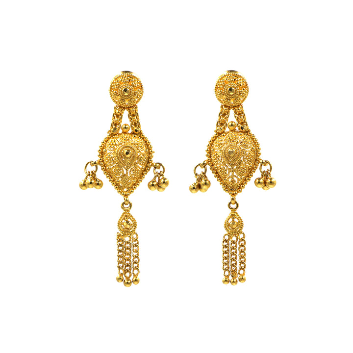 22K Gold Earrings AFE04080 GoldGift