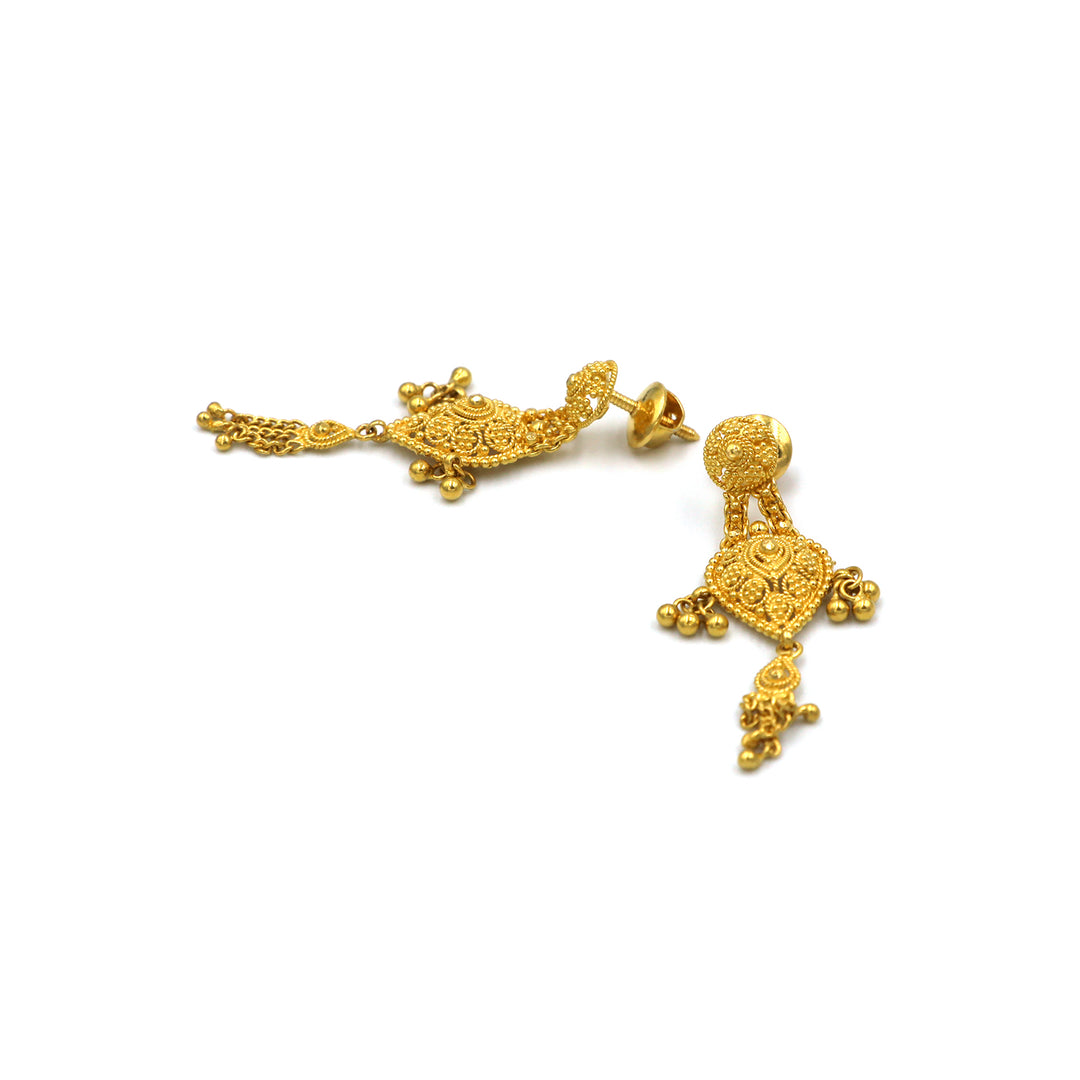 22K Gold Earrings AFE04080 GoldGift