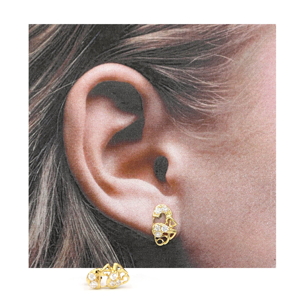 18K Earrings - Al Fanan Jewellery