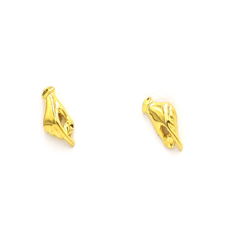 21K Earrings AFE04536 - Al Fanan Jewellery