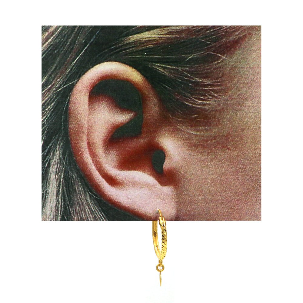 22K Gold Earrings AFE04609 GoldGift