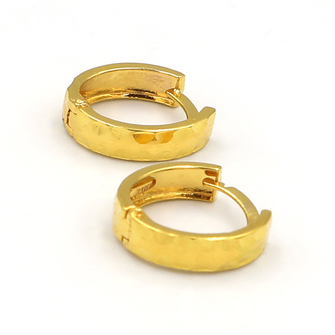 21K Earrings AFE04904 - Al Fanan Jewellery