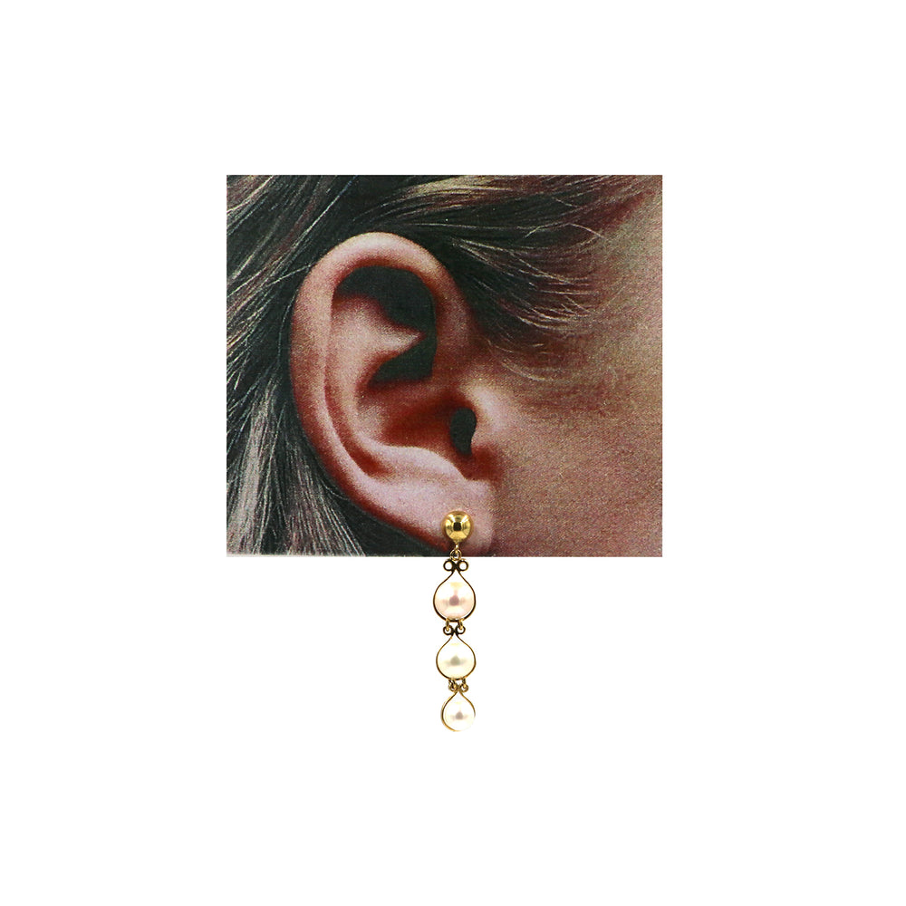 18K Gold Earrings AFE05005 GoldGift