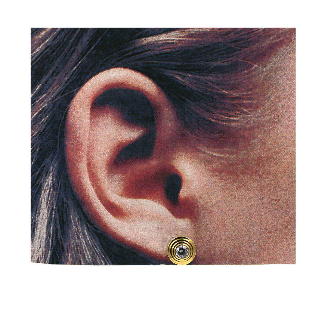18K Gold Earrings AFE05388