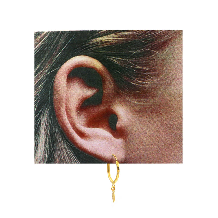 22K Gold Earrings AFE05641 GoldGift