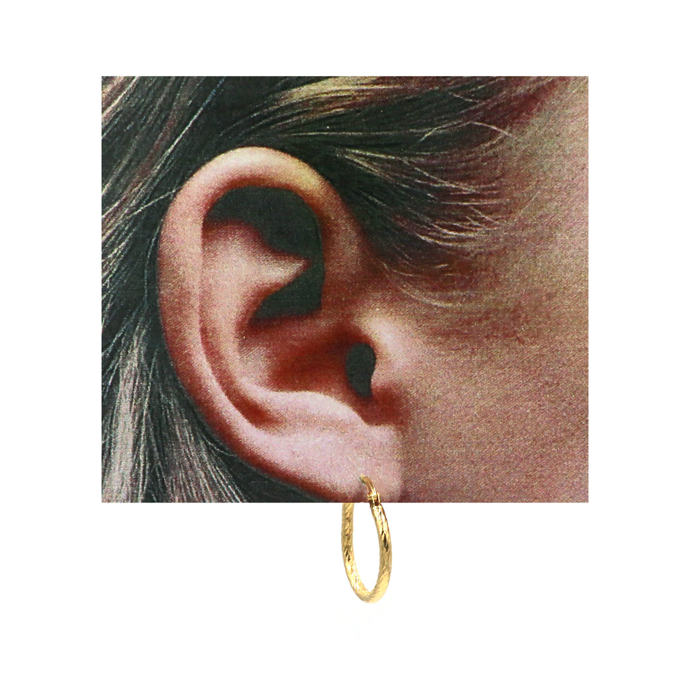 18K Gold Earrings AFE05784 GoldGift