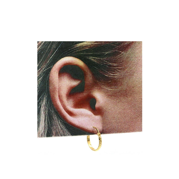 18K Gold Earrings AFE05834 GoldGift
