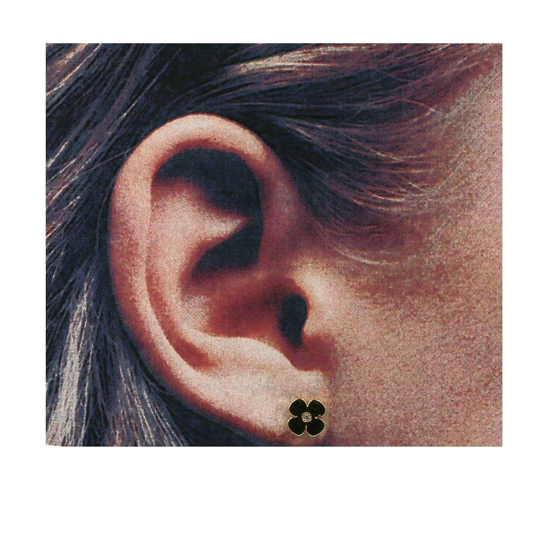 18K Gold Earrings AFE06193