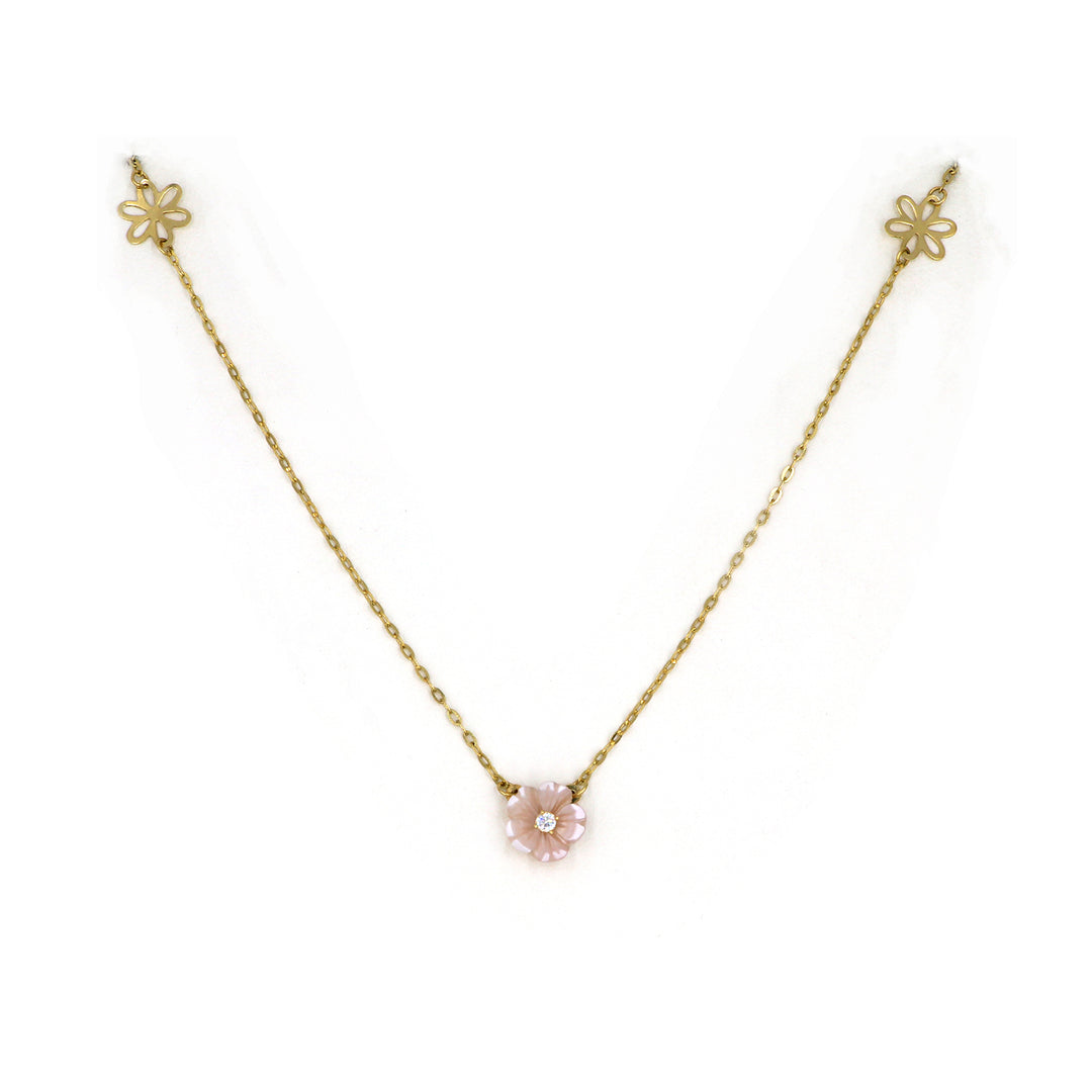 18K Gold Necklace AFN01002
