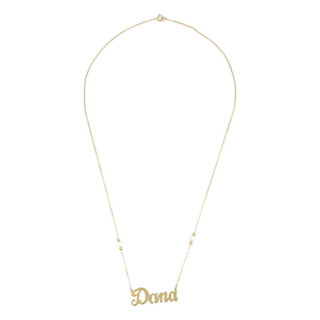 18K Gold Dana Name Necklace