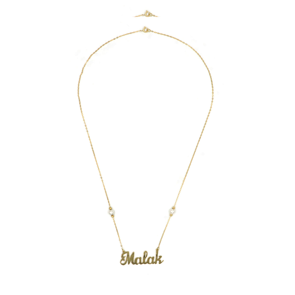 18K Name Necklace AFN01322 GoldGift