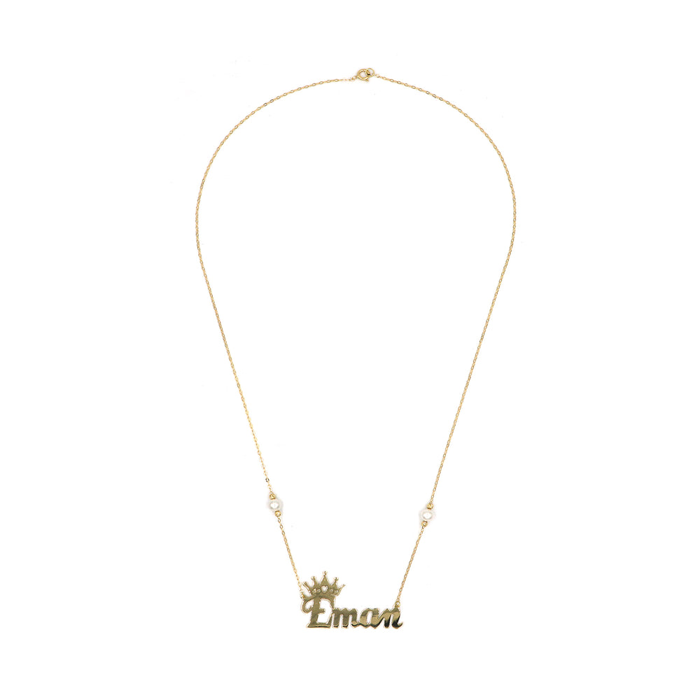 18K Name Necklace AFN01351 GoldGift