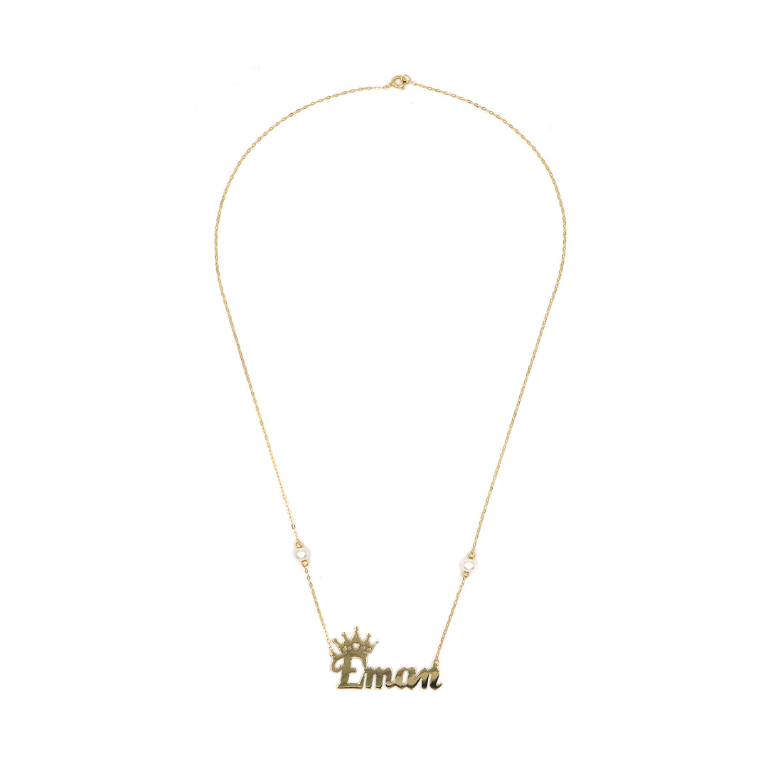 18K AMNA Name Necklace GoldGift