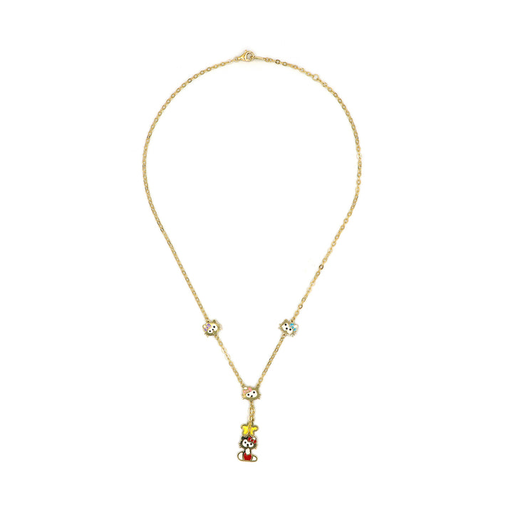 18K Yellow Gold Necklace AFN02071 GoldGift