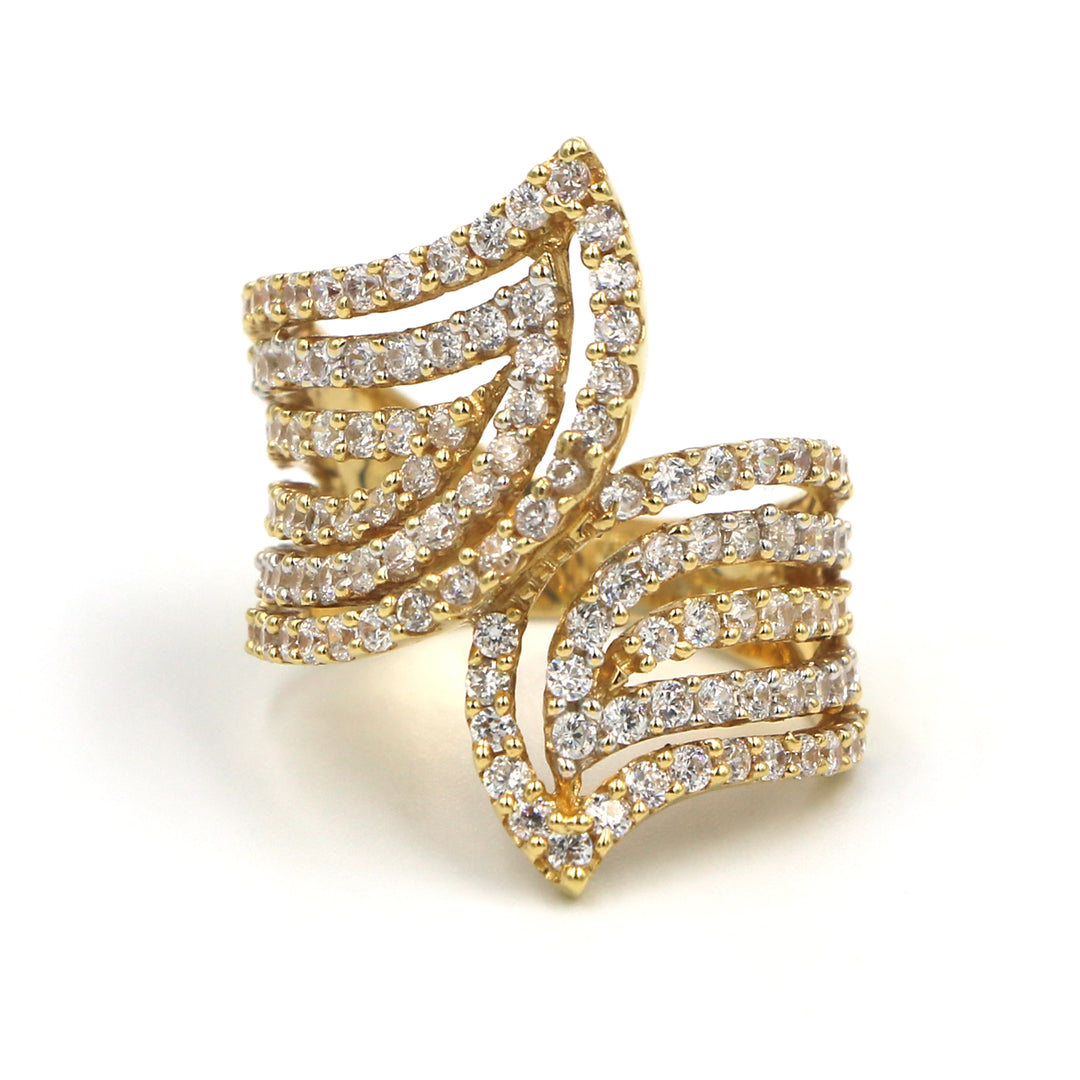 18K Gold Bracelet And Ring Set