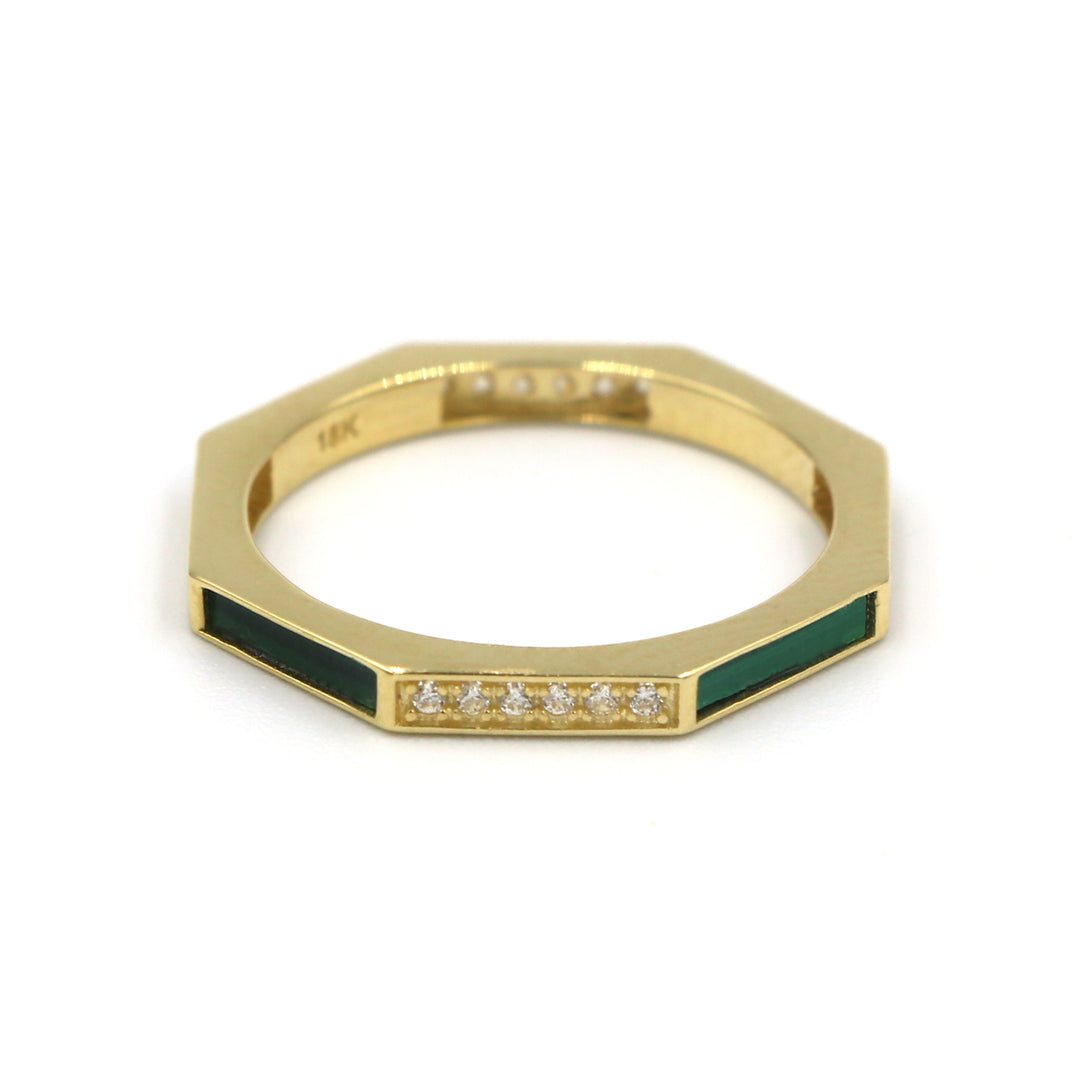 18K Gold Modern Ring