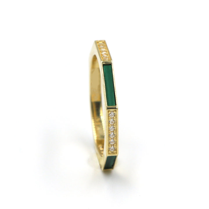18K Gold Modern Ring