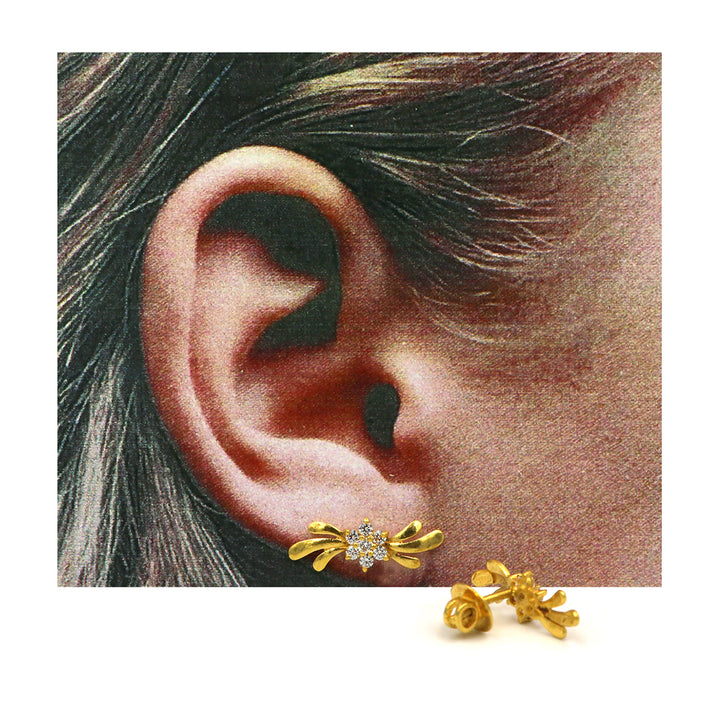22K Gold Earrings BG80003564 GoldGift