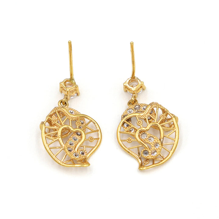 21K Earrings BG80005922 - Al Fanan Jewellery