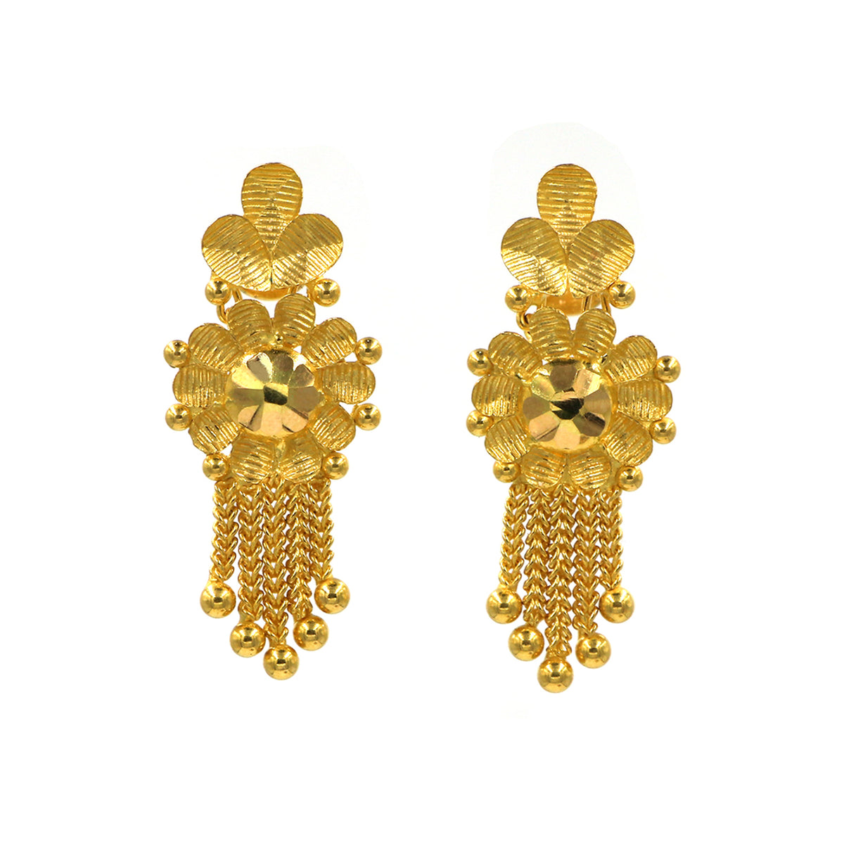 22K ذهب أقراط BG80010657 ذهبهدية