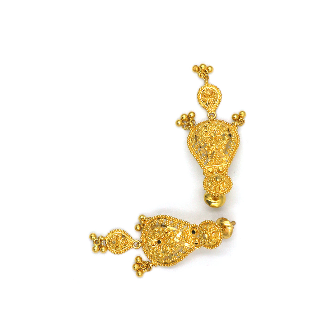 22K Gold Earrings BG80010688 GoldGift