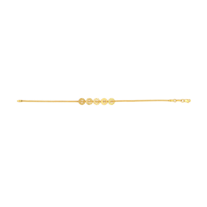 22K Gold Earrings Bracelet