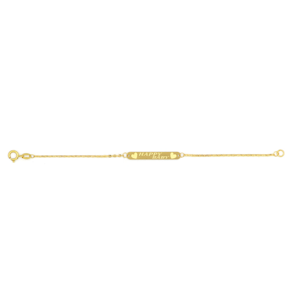 21K Gold Baby Bracelet HBB1 GoldGift